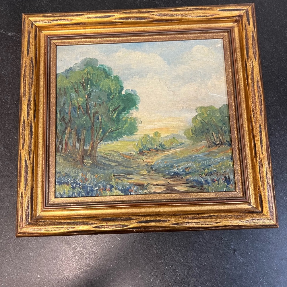 Vintage Framed Oil Painting